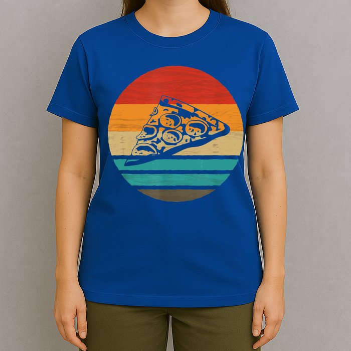 Pizza Slice Retro Style Vintage Gift T-Shirt