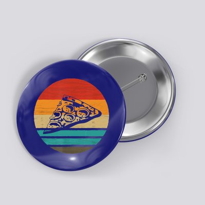 Pizza Slice Retro Style Vintage Gift Button