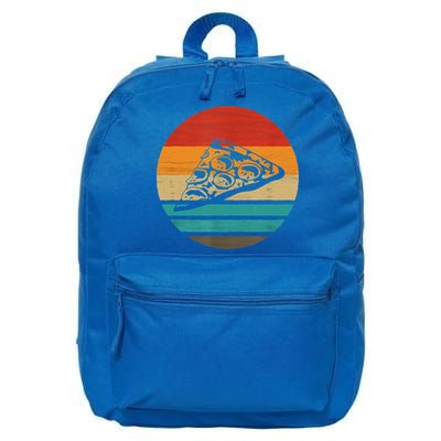 Pizza Slice Retro Style Vintage Gift 16 in Basic Backpack
