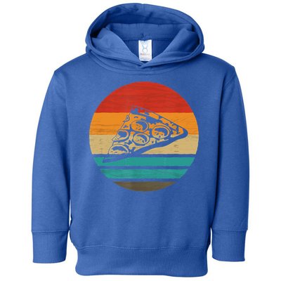 Pizza Slice Retro Style Vintage Gift Toddler Hoodie