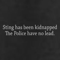 Police Sting Rock Funny Lead Gear Dad Jokes Bad Jokes 7 Panel Mesh Trucker Snapback Hat