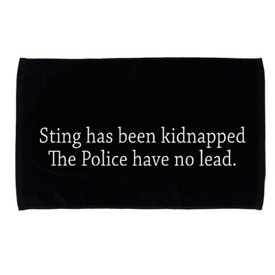 Police Sting Rock Funny Lead Gear Dad Jokes Bad Jokes Microfiber Hand Towel