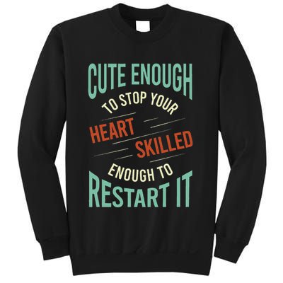 Paramedic Saying Rescue Emt Ems Sweatshirt
