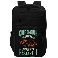 Paramedic Saying Rescue Emt Ems Impact Tech Backpack