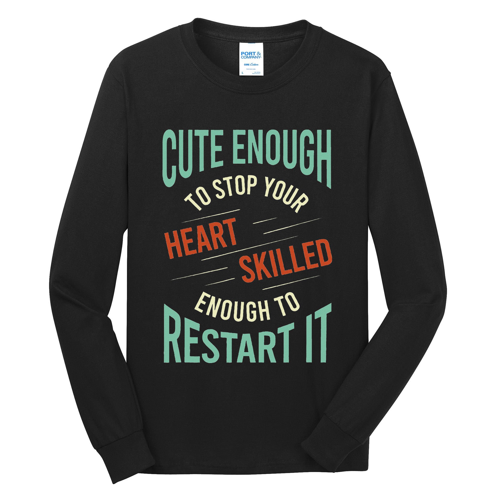Paramedic Saying Rescue Emt Ems Tall Long Sleeve T-Shirt