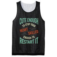 Paramedic Saying Rescue Emt Ems Mesh Reversible Basketball Jersey Tank