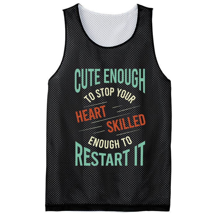 Paramedic Saying Rescue Emt Ems Mesh Reversible Basketball Jersey Tank