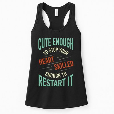 Paramedic Saying Rescue Emt Ems Womens Tank Top