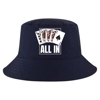 Poker Shirt Royal Flush All In Poker Player Texas Holdem Cool Comfort Performance Bucket Hat