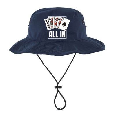 Poker Shirt Royal Flush All In Poker Player Texas Holdem Bucket Hat