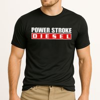 Power Stroke Roll Coal Turbo Diesels Powers Diesel Mechanic Performance Shirt