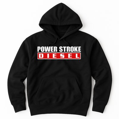 Power Stroke Roll Coal Turbo Diesels Powers Diesel Mechanic Hoodie