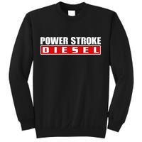 Power Stroke Roll Coal Turbo Diesels Powers Diesel Mechanic Sweatshirt