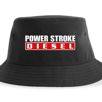 Power Stroke Roll Coal Turbo Diesels Powers Diesel Mechanic Sustainable Bucket Hat