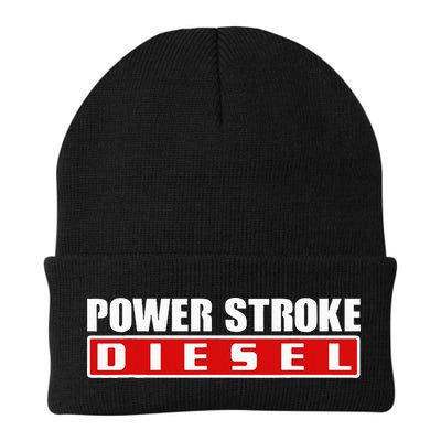 Power Stroke Roll Coal Turbo Diesels Powers Diesel Mechanic Knit Cap Winter Beanie