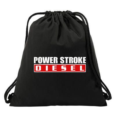 Power Stroke Roll Coal Turbo Diesels Powers Diesel Mechanic Drawstring Bag