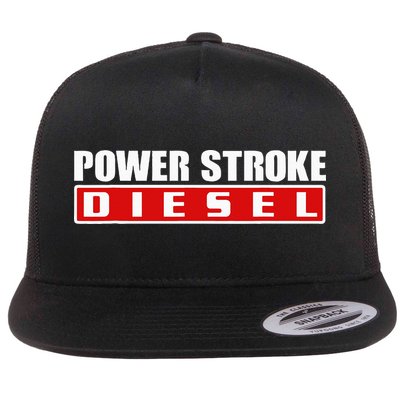 Power Stroke Roll Coal Turbo Diesels Powers Diesel Mechanic Flatbill Hat