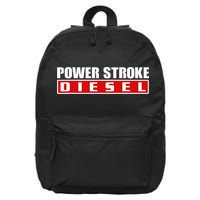 Power Stroke Roll Coal Turbo Diesels Powers Diesel Mechanic 16 in Basic Backpack