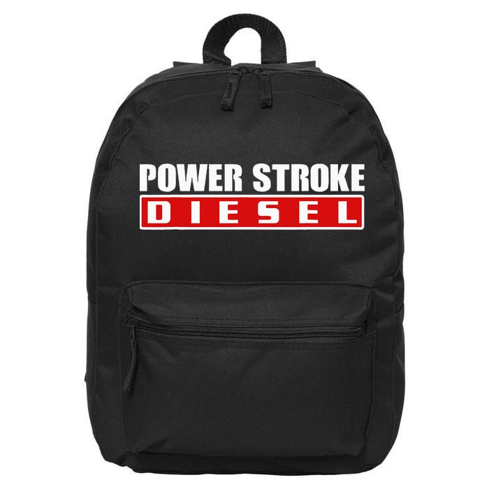 Power Stroke Roll Coal Turbo Diesels Powers Diesel Mechanic 16 in Basic Backpack
