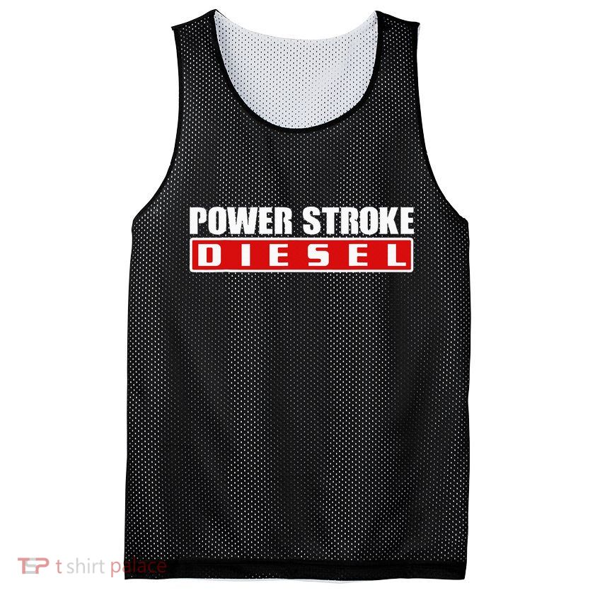 Power Stroke Roll Coal Turbo Diesels Powers Diesel Mechanic Mesh Reversible Basketball Jersey Tank