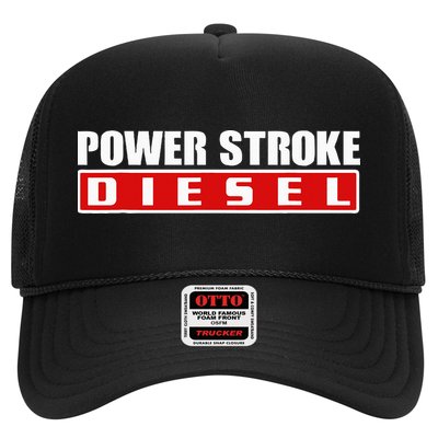 Power Stroke Roll Coal Turbo Diesels Powers Diesel Mechanic Trucker Hat