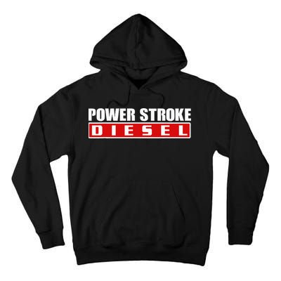 Power Stroke Roll Coal Turbo Diesels Powers Diesel Mechanic Tall Hoodie