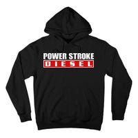 Power Stroke Roll Coal Turbo Diesels Powers Diesel Mechanic Tall Hoodie