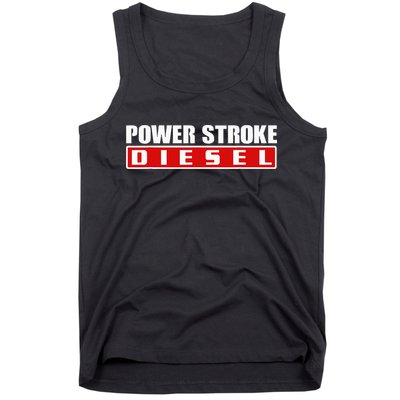 Power Stroke Roll Coal Turbo Diesels Powers Diesel Mechanic Tank Top
