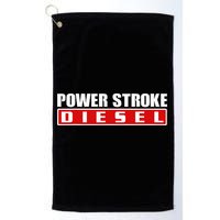 Power Stroke Roll Coal Turbo Diesels Powers Diesel Mechanic Golf Towel