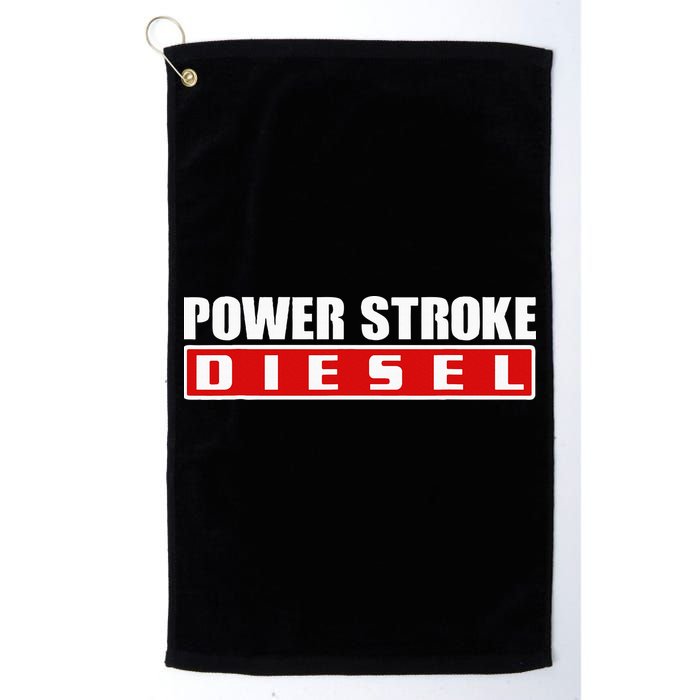 Power Stroke Roll Coal Turbo Diesels Powers Diesel Mechanic Golf Towel