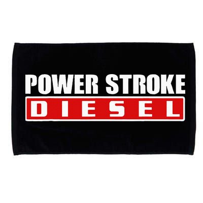 Power Stroke Roll Coal Turbo Diesels Powers Diesel Mechanic Microfiber Hand Towel