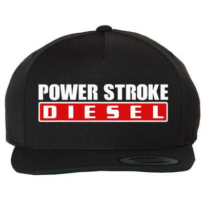 Power Stroke Roll Coal Turbo Diesels Powers Diesel Mechanic Wool Snapback Cap