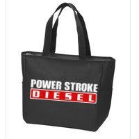 Power Stroke Roll Coal Turbo Diesels Powers Diesel Mechanic Zip Tote Bag