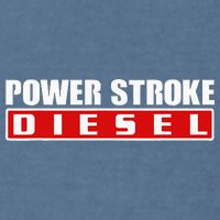 Power Stroke Roll Coal Turbo Diesels Powers Diesel Mechanic Garment-Dyed Sweatshirt