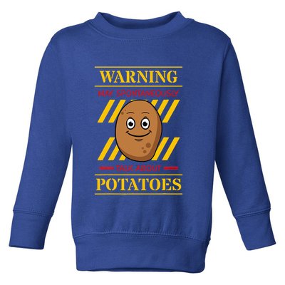 Potato Spud Root Vegetable Tater Vegan Lover Keto Gift Idea Toddler Sweatshirt