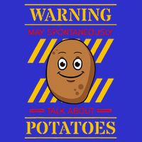 Potato Spud Root Vegetable Tater Vegan Lover Keto Gift Idea Womens T-Shirt