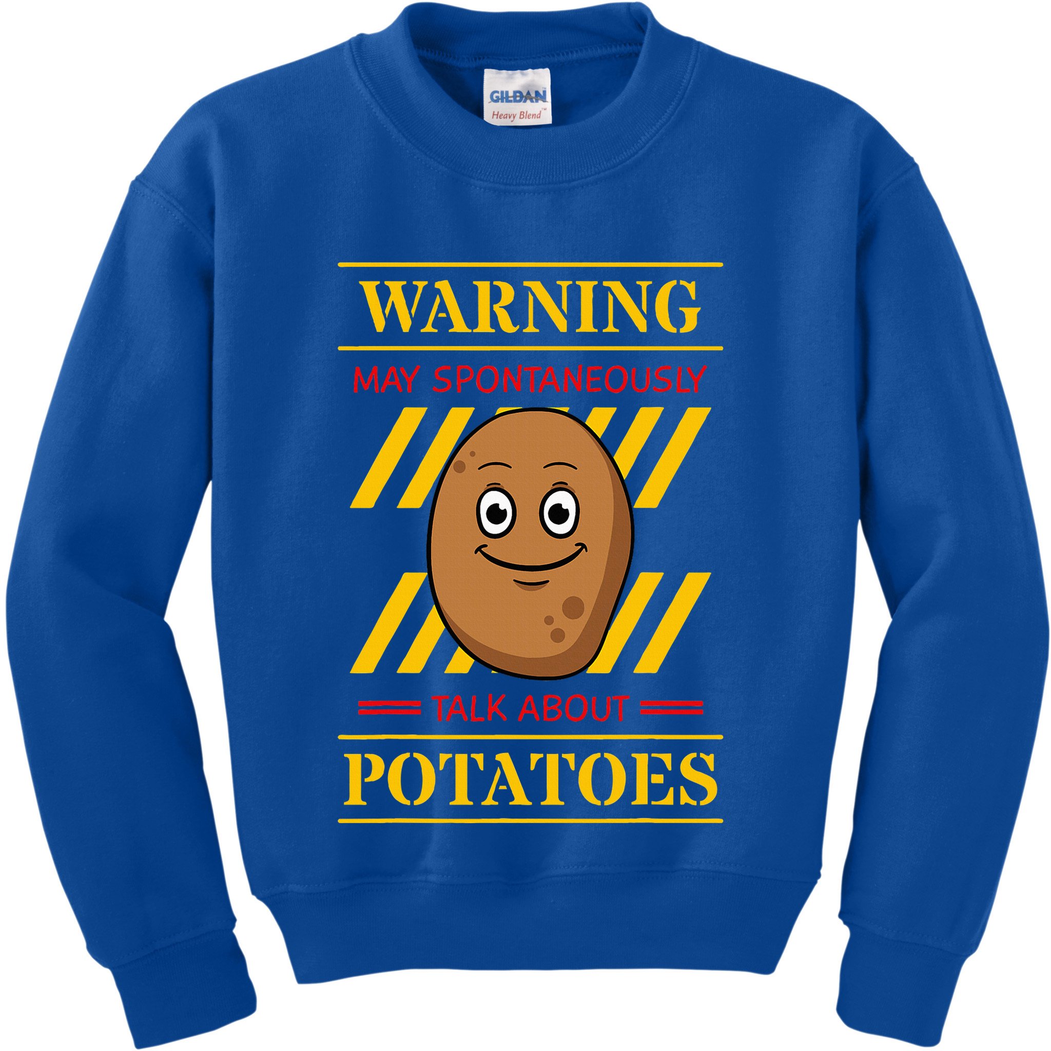 Potato Spud Root Vegetable Tater Vegan Lover Keto Gift Idea Kids Sweatshirt