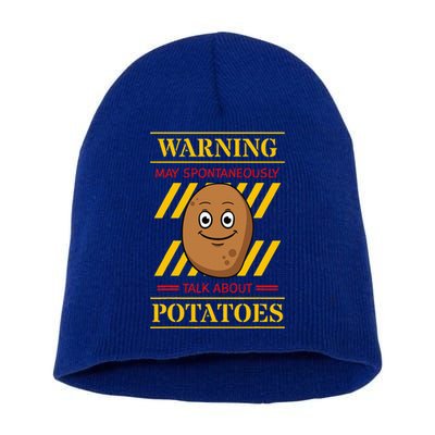Potato Spud Root Vegetable Tater Vegan Lover Keto Gift Idea Short Acrylic Beanie
