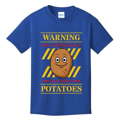 Potato Spud Root Vegetable Tater Vegan Lover Keto Gift Idea Kids T-Shirt