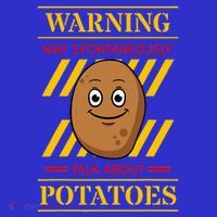Potato Spud Root Vegetable Tater Vegan Lover Keto Gift Idea Kids T-Shirt