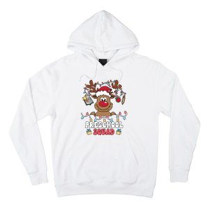 Preschool Squad Reindeer Christmas For Teacher & Students Hoodie