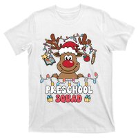 Preschool Squad Reindeer Christmas For Teacher & Students T-Shirt