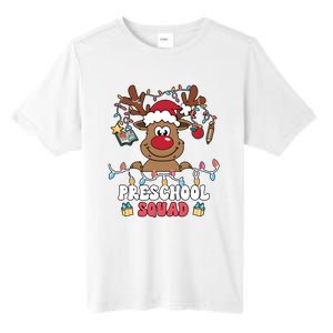 Preschool Squad Reindeer Christmas For Teacher & Students Tall Fusion ChromaSoft Performance T-Shirt