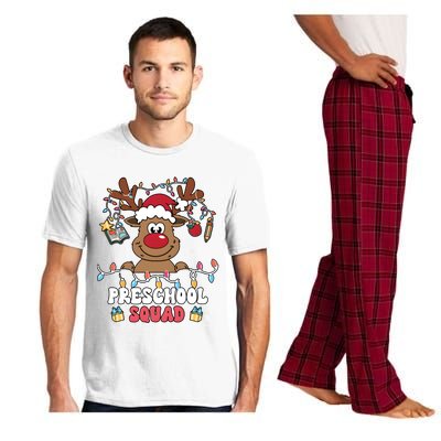 Preschool Squad Reindeer Christmas For Teacher & Students Pajama Set