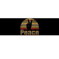 Peace Sign Retro Love 60s 70s Hippie Gift Bumper Sticker