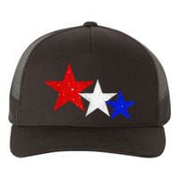 Patriotic Stars Red White Blue American 4th Of July Yupoong Adult 5-Panel Trucker Hat