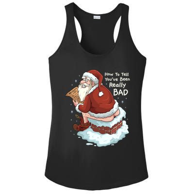 Pooping Santa Really Bad Naughty List Gift Christmas Meaningful Gift Ladies PosiCharge Competitor Racerback Tank