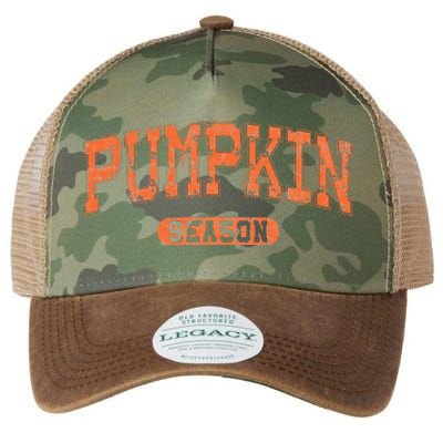 Pumpkin Season Retro Halloween Fall Legacy Tie Dye Trucker Hat