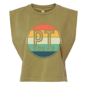 PT Squad Retro Physical Therapy Garment-Dyed Women's Muscle Tee