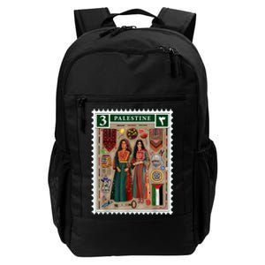 Palestine Stamp Retro Palestine Women Palestinian Flag Gaza Daily Commute Backpack